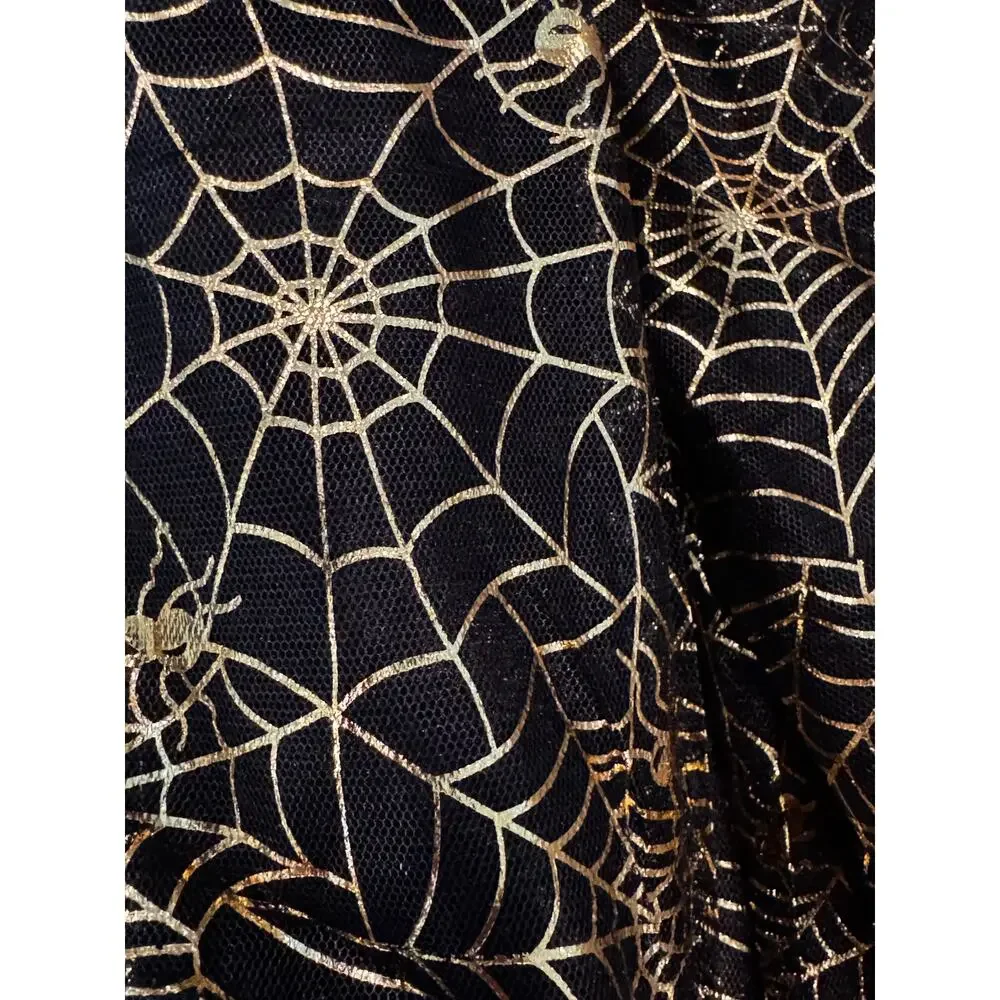 New ReliBeauty Girls Spider Witch Halloween Costume Dress & Hat Size 140 (US 8)